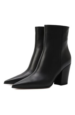 Gianvito Rossi: Чёрные ботинки 