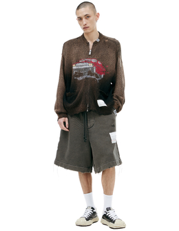 Maison Mihara Yasuhiro: Кардиган на молнии 