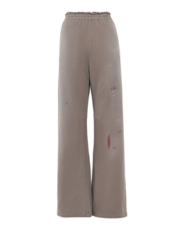 MM6 Maison Margiela: Серые брюки 