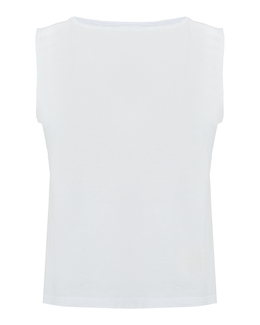 MM6 Maison Margiela: Белый топ 