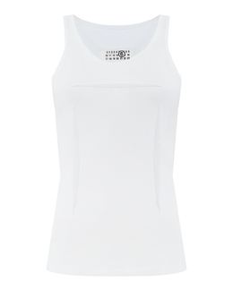 MM6 Maison Margiela: Белый топ 