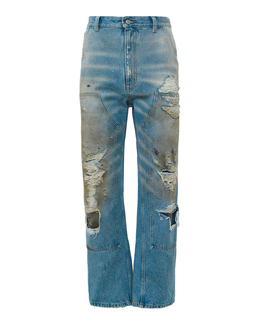 MM6 Maison Margiela: Синие джинсы 