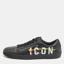 Dsquared2: Чёрные кроссовки 