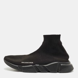Balenciaga: Чёрные кроссовки  Speed Trainer