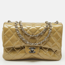 Chanel: Бежевая сумка 