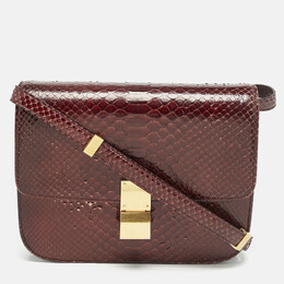 Celine: Бордовая сумка 