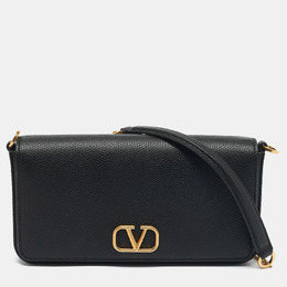 Valentino: Чёрный клатч  VLogo
