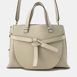 Loewe: Бежевая сумка-шоппер  Gate
