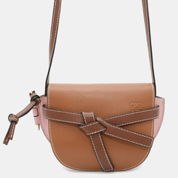 Loewe: Коричневая сумка  Gate