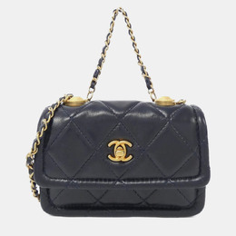 Chanel: Синий клатч 