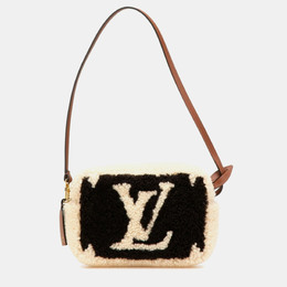 Louis Vuitton: Бежевая сумка 