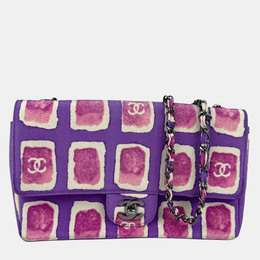 Chanel: Фиолетовая сумка 