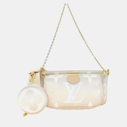 Louis Vuitton: Бежевая сумка  Pochette Accessoires