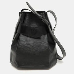 Louis Vuitton: Чёрная сумка  Épi
