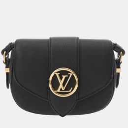 Louis Vuitton: Чёрная сумка  Pont Neuf