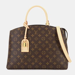 Louis Vuitton: Коричневая сумка 