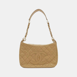 Chanel: Бежевая сумка 