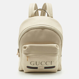 Gucci: Белый рюкзак 