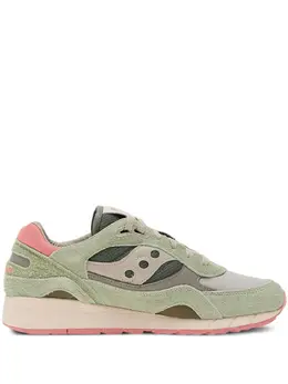 Saucony: Зелёные кроссовки  Shadow
