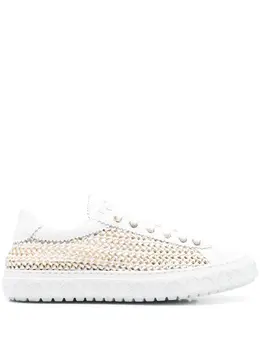 Casadei: Белые кроссовки 