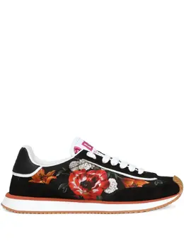 Dolce & Gabbana: Чёрные кроссовки  DG