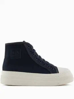 Armani Exchange: Синие кроссовки 