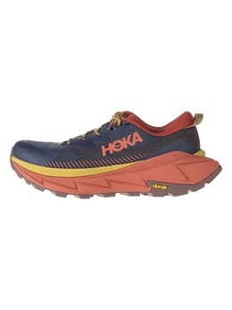 Hoka One One: Оранжевые кроссовки 