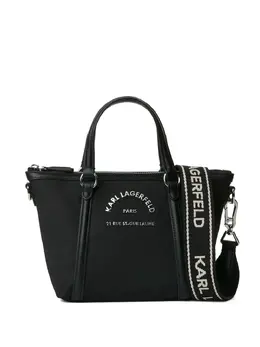 Karl Lagerfeld: Чёрная сумка-шоппер  Rue St Guillaume