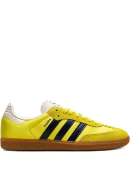 adidas: Жёлтые кроссовки  Samba