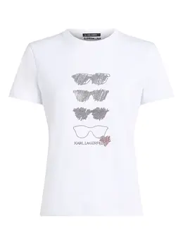 Karl Lagerfeld: Белые очки 