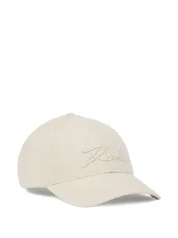 Karl Lagerfeld: Белая кепка  K/Signature