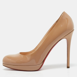 Christian Louboutin: Бежевые туфли 
