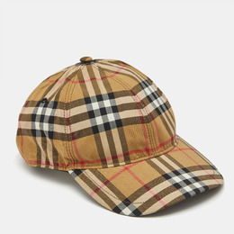 Burberry: Бежевая кепка 