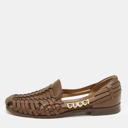 Gucci: Коричневые туфли 