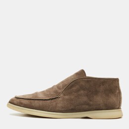 Loro Piana: Коричневые ботинки 
