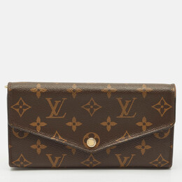 Louis Vuitton: Коричневый кошелёк 