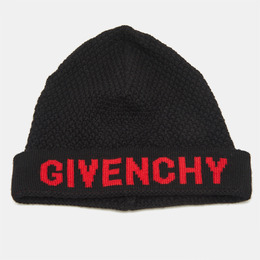 Givenchy: Чёрная шапка 