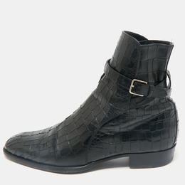 Saint Laurent Paris: Чёрные ботинки  Wyatt