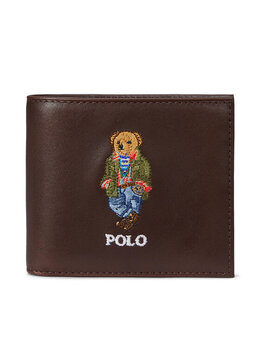 Polo Ralph Lauren: Коричневый кошелёк 