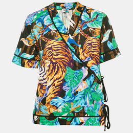 Kenzo: Многоцветный топ  Tiger
