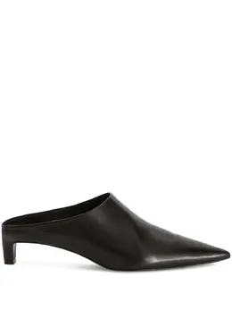 Jil Sander: Чёрные сабо 