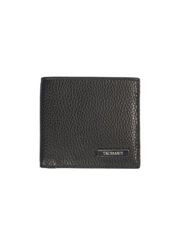 Trussardi: Чёрный кошелёк 