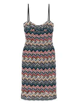 Missoni: Платье без рукава 