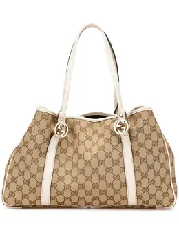 Gucci Pre-Owned: Коричневая сумка-шоппер 