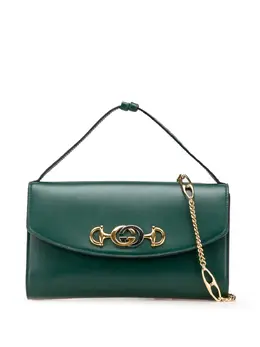 Gucci Pre-Owned: Зелёная сумка 