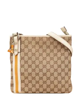 Gucci Pre-Owned: Коричневая сумка через плечо 