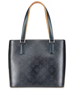 Louis Vuitton Pre-Owned: Голубая сумка-шоппер 