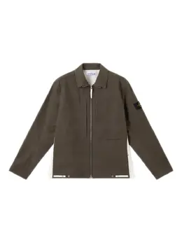 Stone Island: Зелёная куртка 