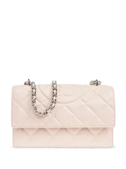 Tory Burch: Розовая сумка  Fleming