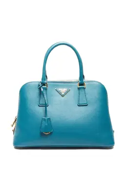 Prada Pre-Owned: Голубая сумка-шоппер 